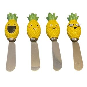 Boston Warehouse Pineapple Spreaders Set of 4